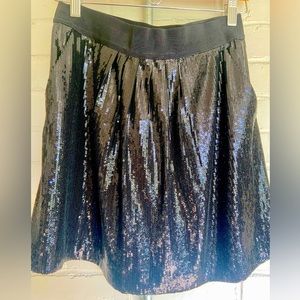 Ann Taylor sequin mini skirt 8P